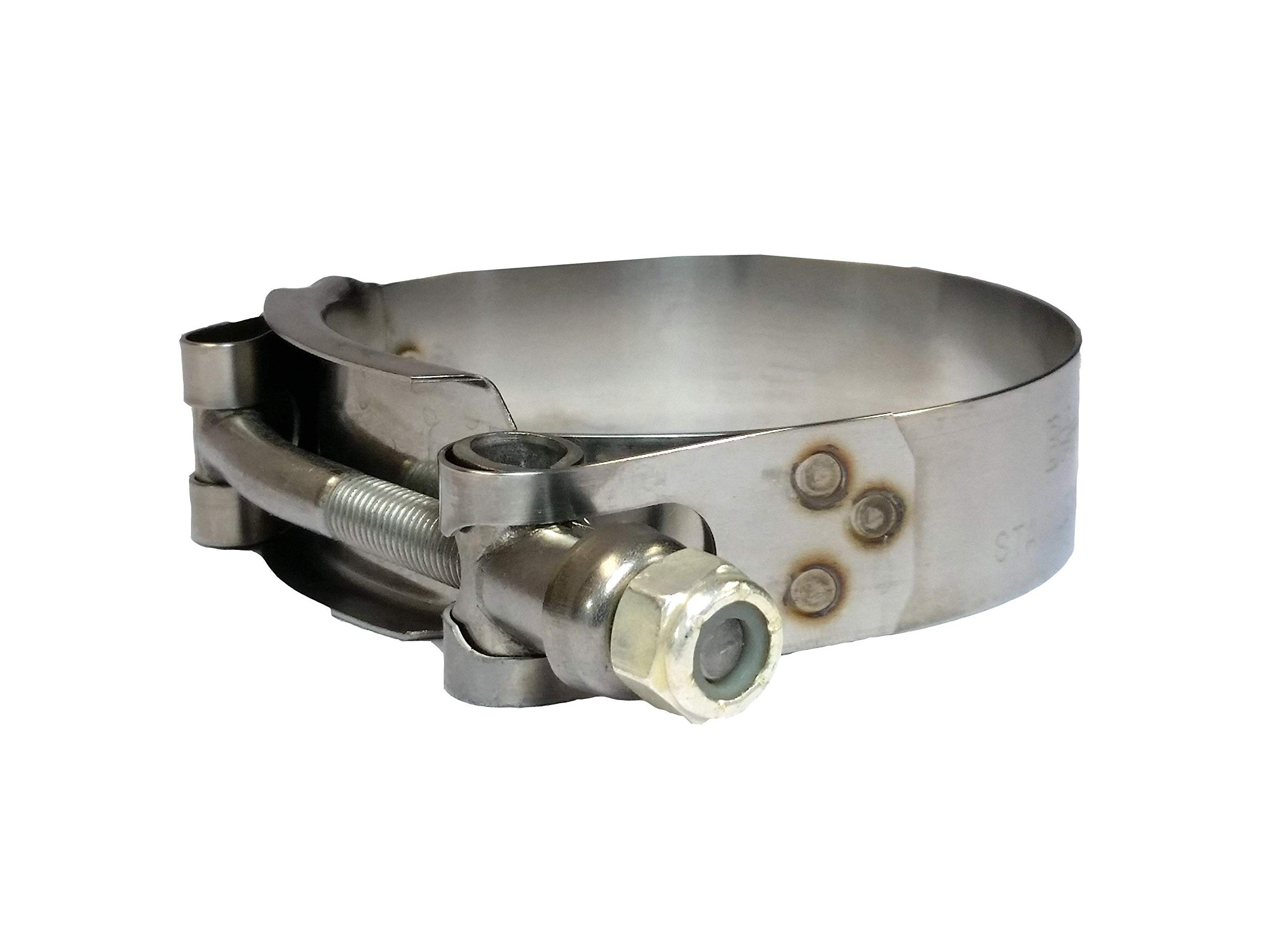 Banjo TC130 1.25 Inch T-Bolt Hose Clamp - Heavy Duty Stainless Steel Clamp for Automotive, Marine & Industrial Applications