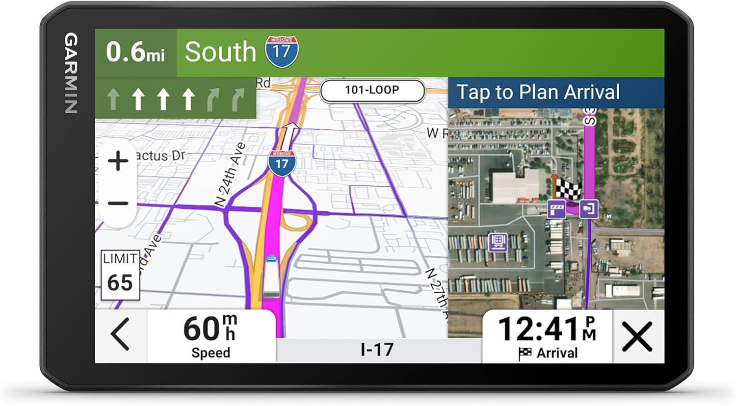 Garmin dezl OTR 7-inch GPS Truck Navigator with Lifetime Maps - Professional Semi-Truck GPS for Long-Haul Drivers | Ideal for Cross-Country Trucking, Fleet Management & RV Road Trips