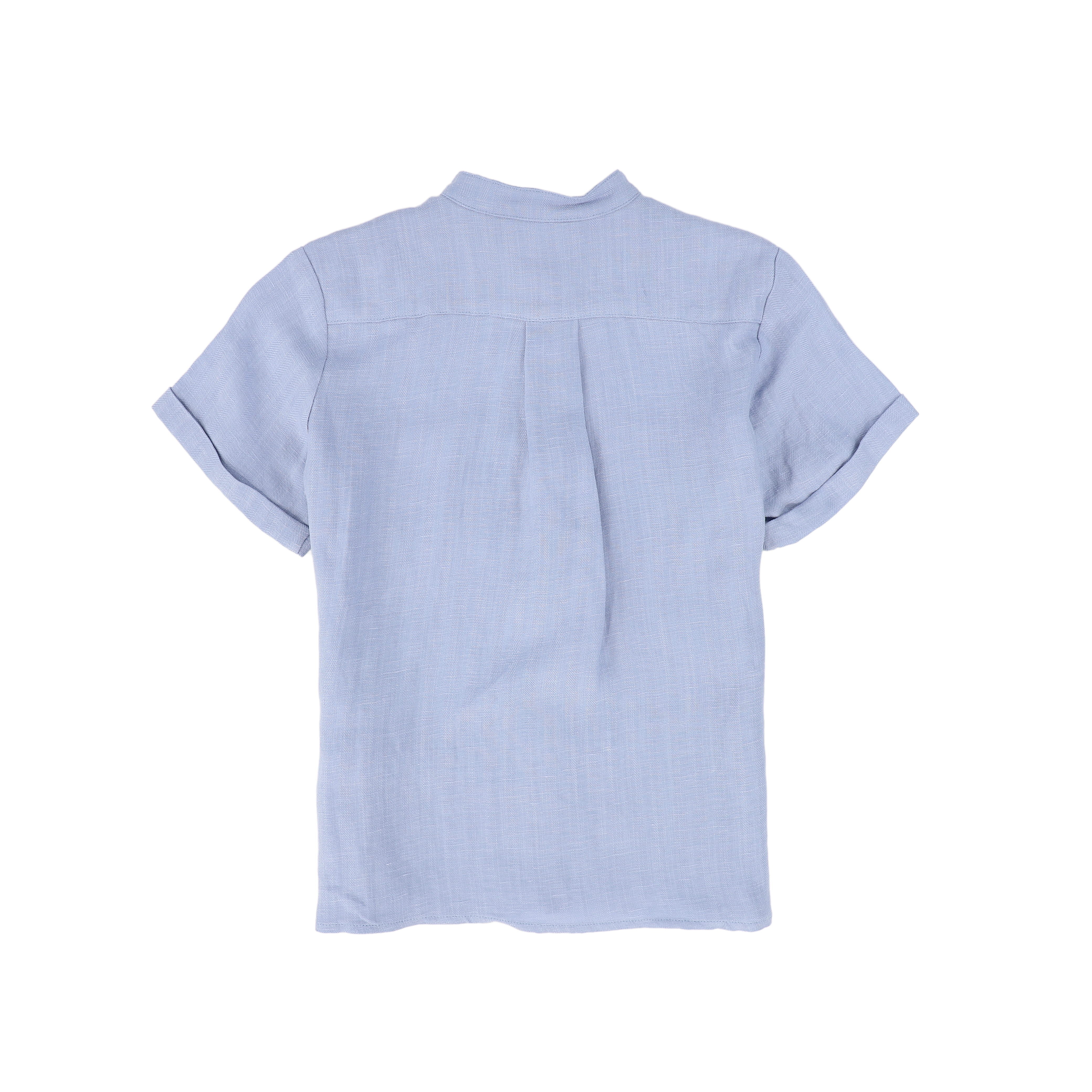 Le Bourdon Light Blue Front Pocket Casual Shirt for Men - Perfect for Office, Business Meetings & Smart Casual Outfits
