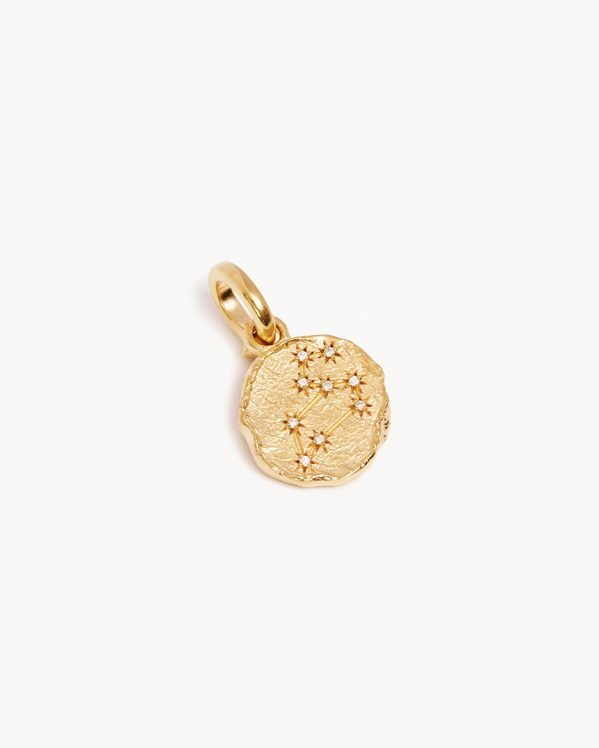 18K Gold Vermeil Cosmic Love Zodiac Pendant Necklace - Leo Horoscope Jewelry for Women, Perfect Gift for Birthday, Anniversary & Valentine's Day