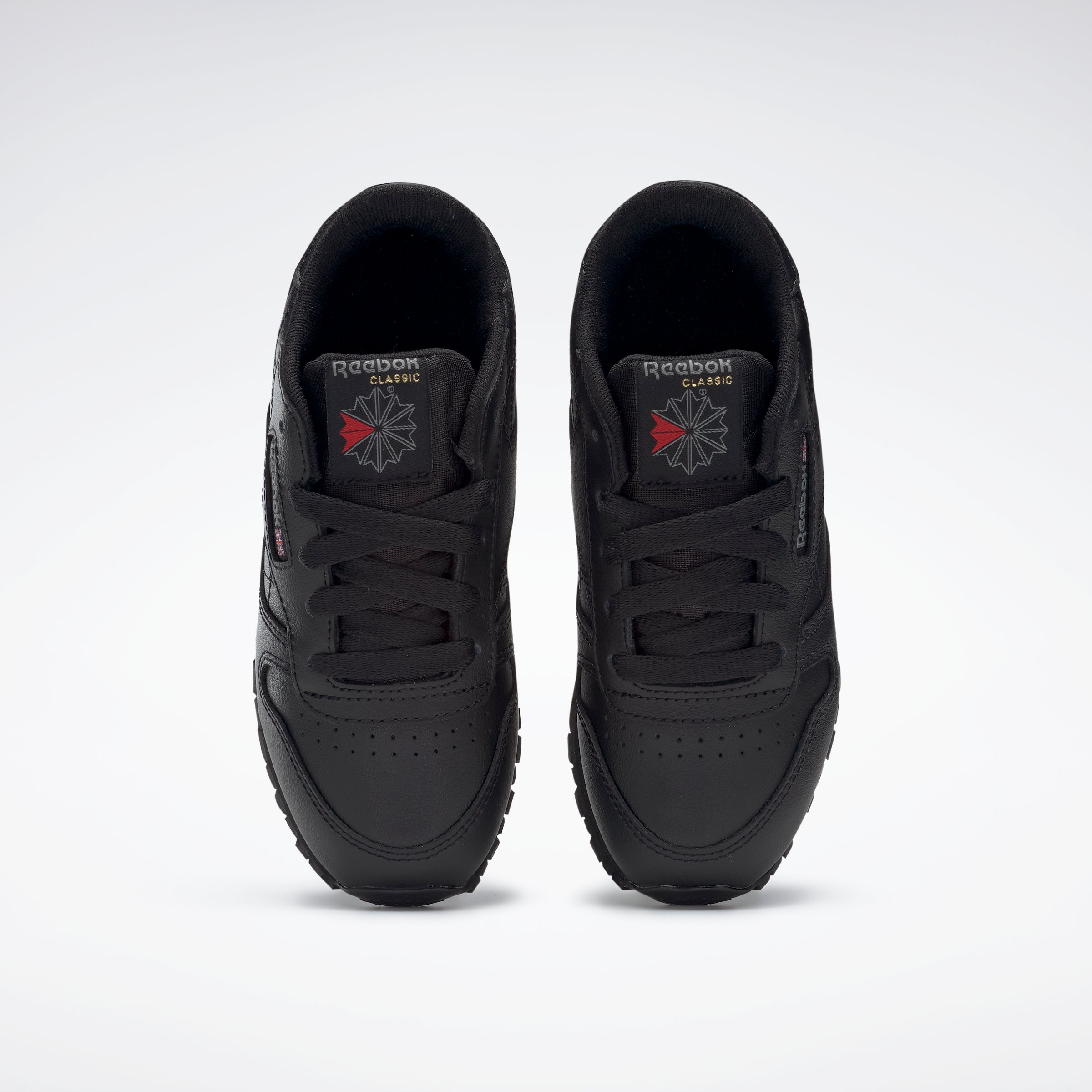 Classic Leather Shoes for Little Kids - Black | Comfortable & Durable Toddler Shoes for School, Play & Everyday Wear