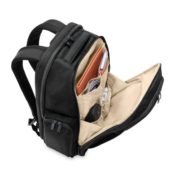 Briggs & Riley Baseline Traveler Backpack - Durable Laptop Backpack for Work & Travel - Perfect for Business Trips, Commuting & College Students