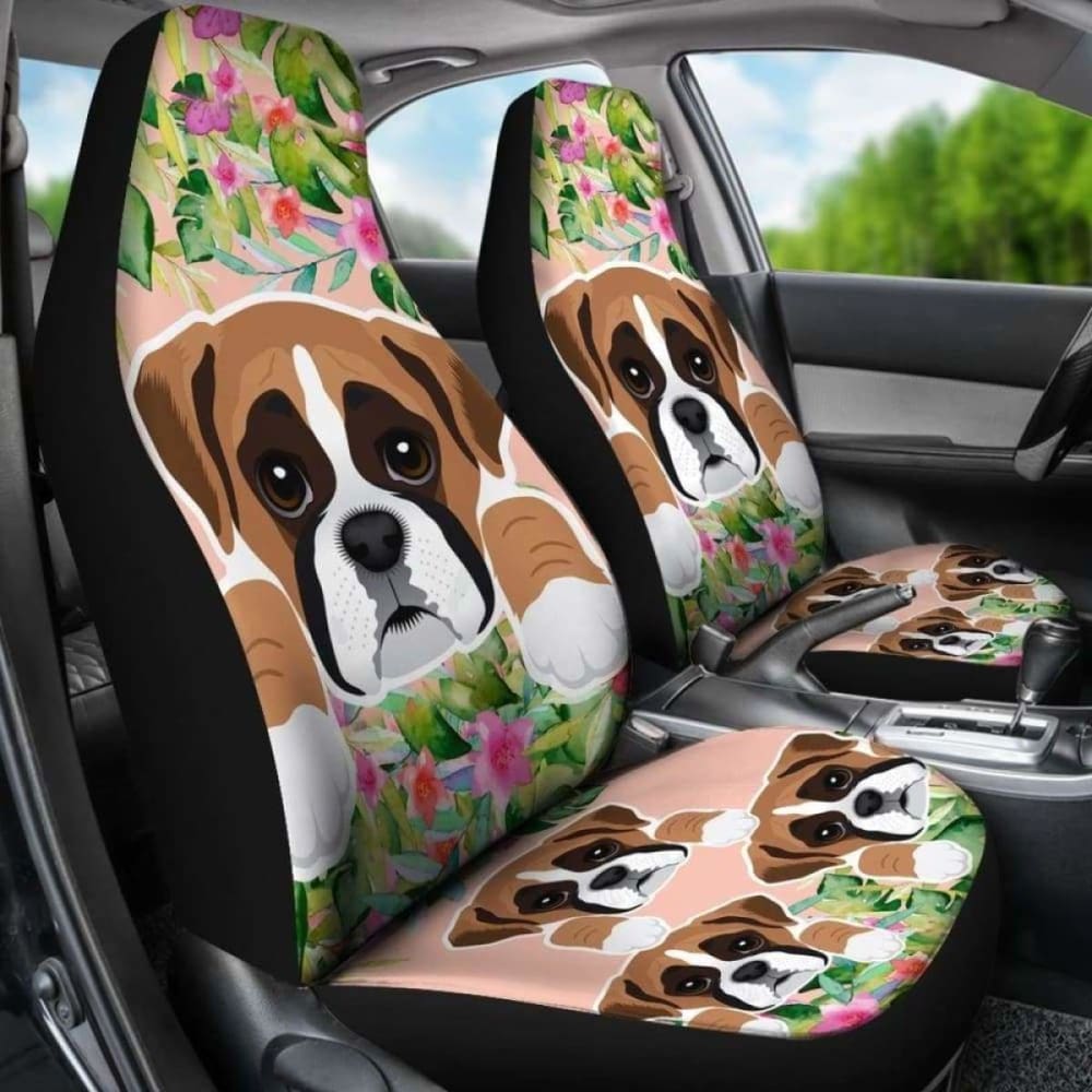 Premium Boxer Car Seat Covers - Universal Fit for Most Vehicles (Model 050 102918) - Waterproof & Durable Protection for Pets, Kids, and Everyday Use