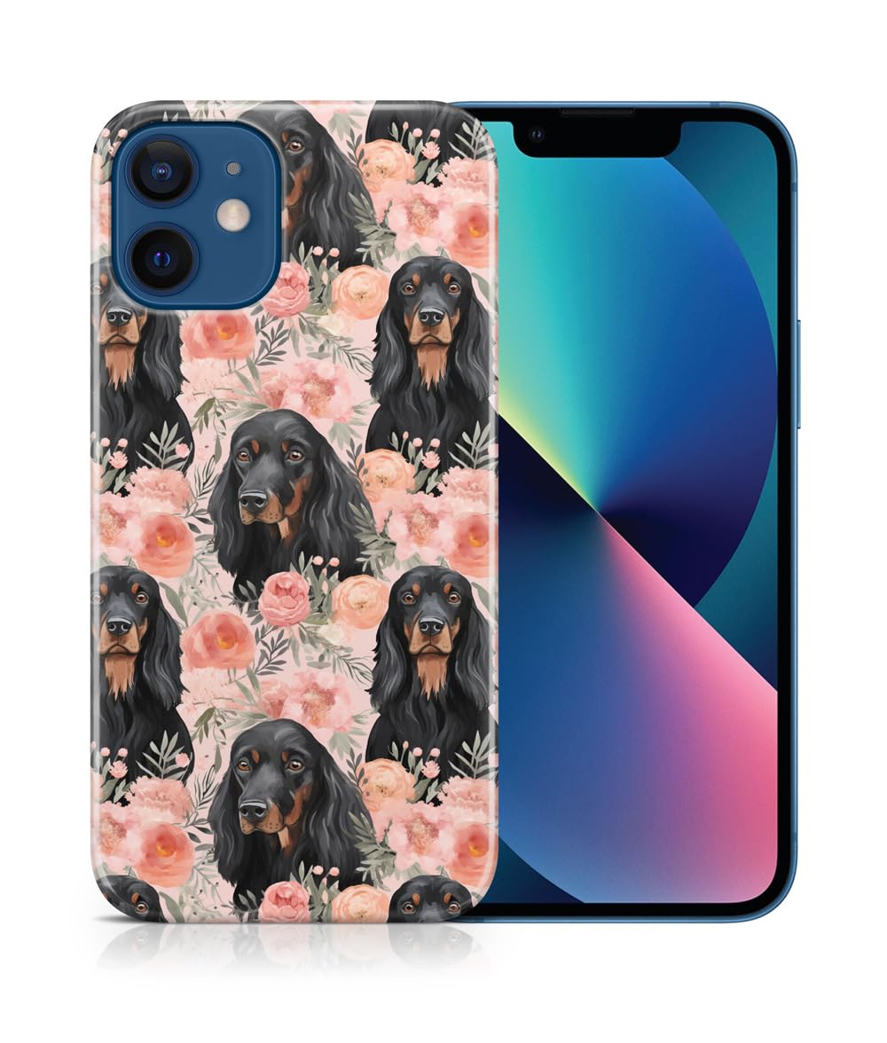 Stylish Gordon Setter Puppy Dog Pattern Polycarbonate Phone Case for Apple iPhone 13 Mini - Perfect for Pet Lovers & Outdoor Adventures