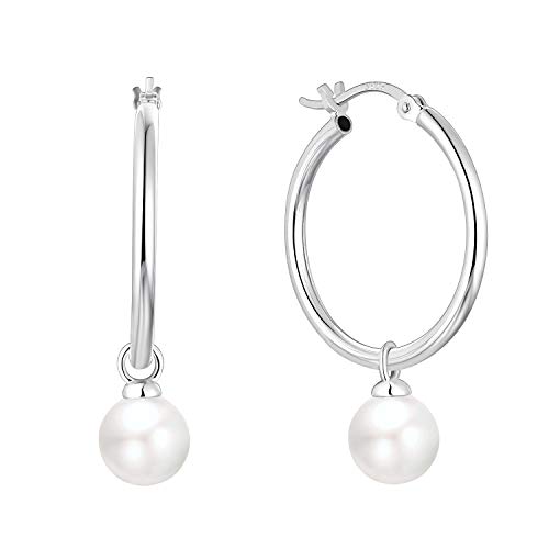 8MM pearl with 1.5*20mm hoop