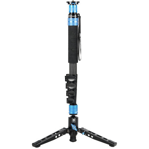 SIRUI P-325FL 5-Section Carbon Fiber Monopod - Lightweight & Durable Camera Support for Travel, Sports & Wildlife Photography