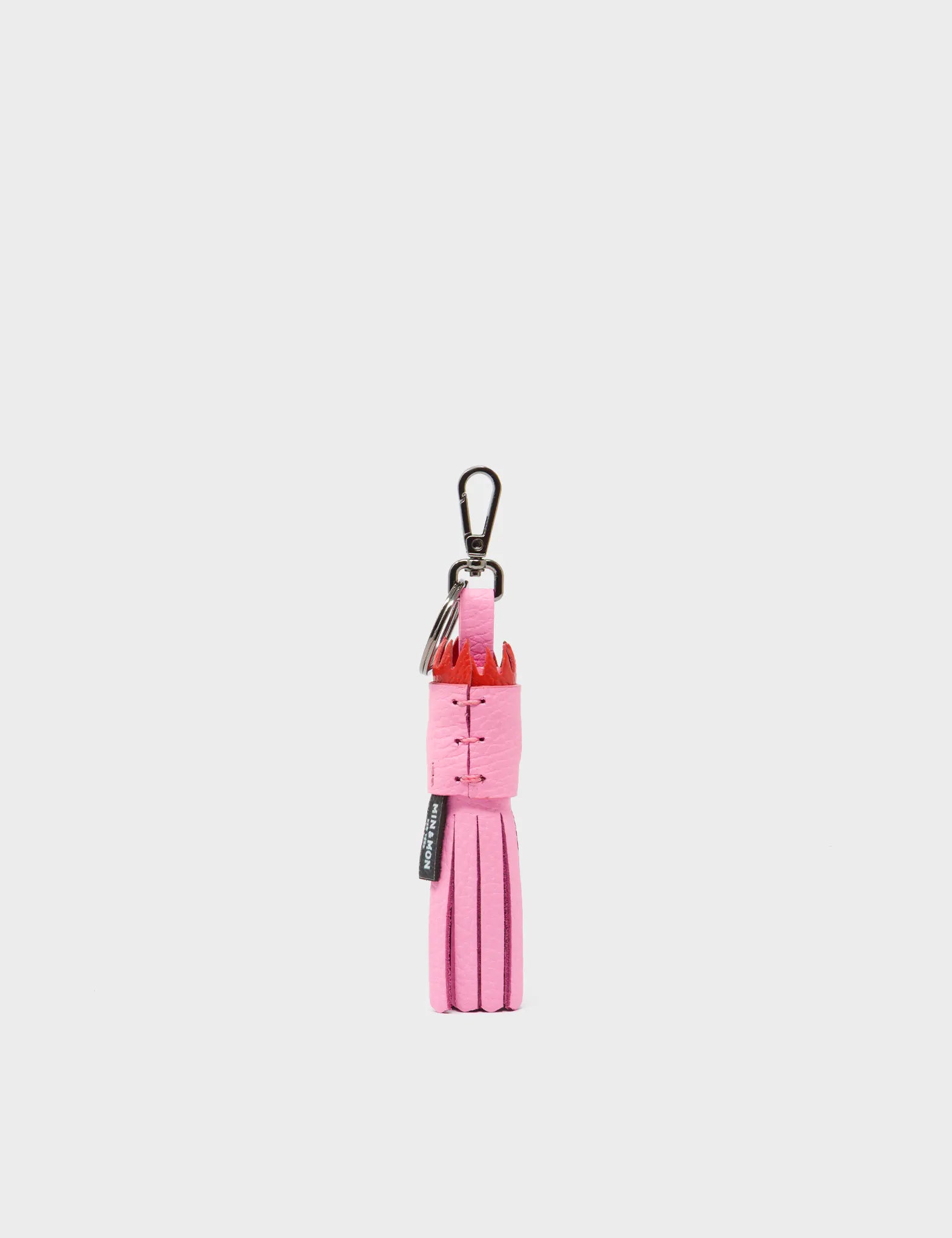 Queen Callie Marie Charm - Soft Neon Pink Leather Keychain for Women, Girls - Perfect for Keys, Bags & Gifts | Trendy Accessory for Everyday Use