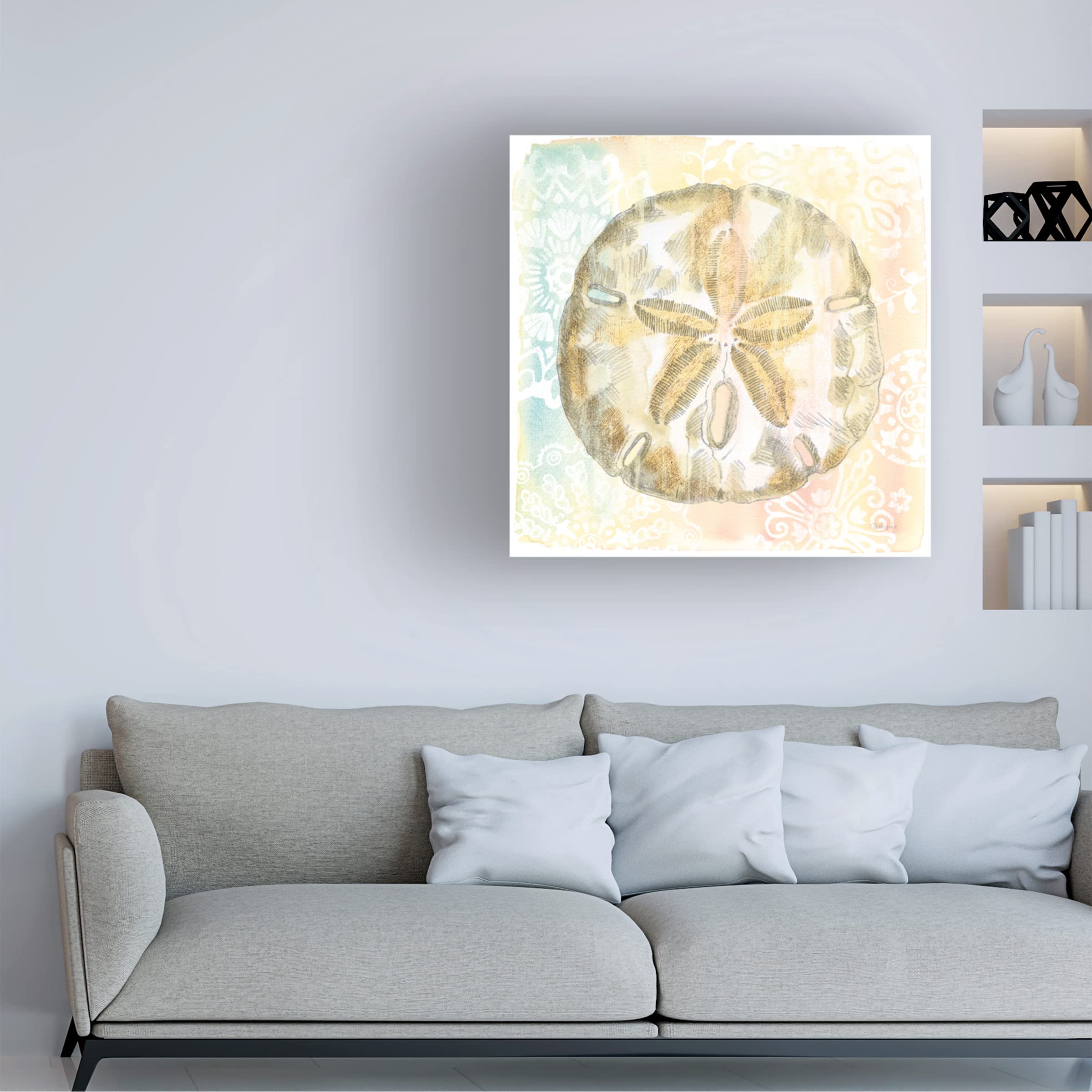 Beth Grove 'Golden Treasures VII' Canvas Wall Art Print - Premium Home Decor for Living Room, Bedroom & Office | Trademark Fine Art Collection