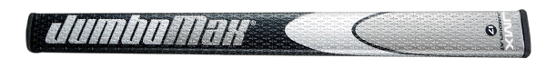 Jumbo Max Flat 17 Armlock Putter Grip - Black/Silver Golf Club Grip for Improved Control & Comfort - Perfect for Putting Practice & Tournament Play