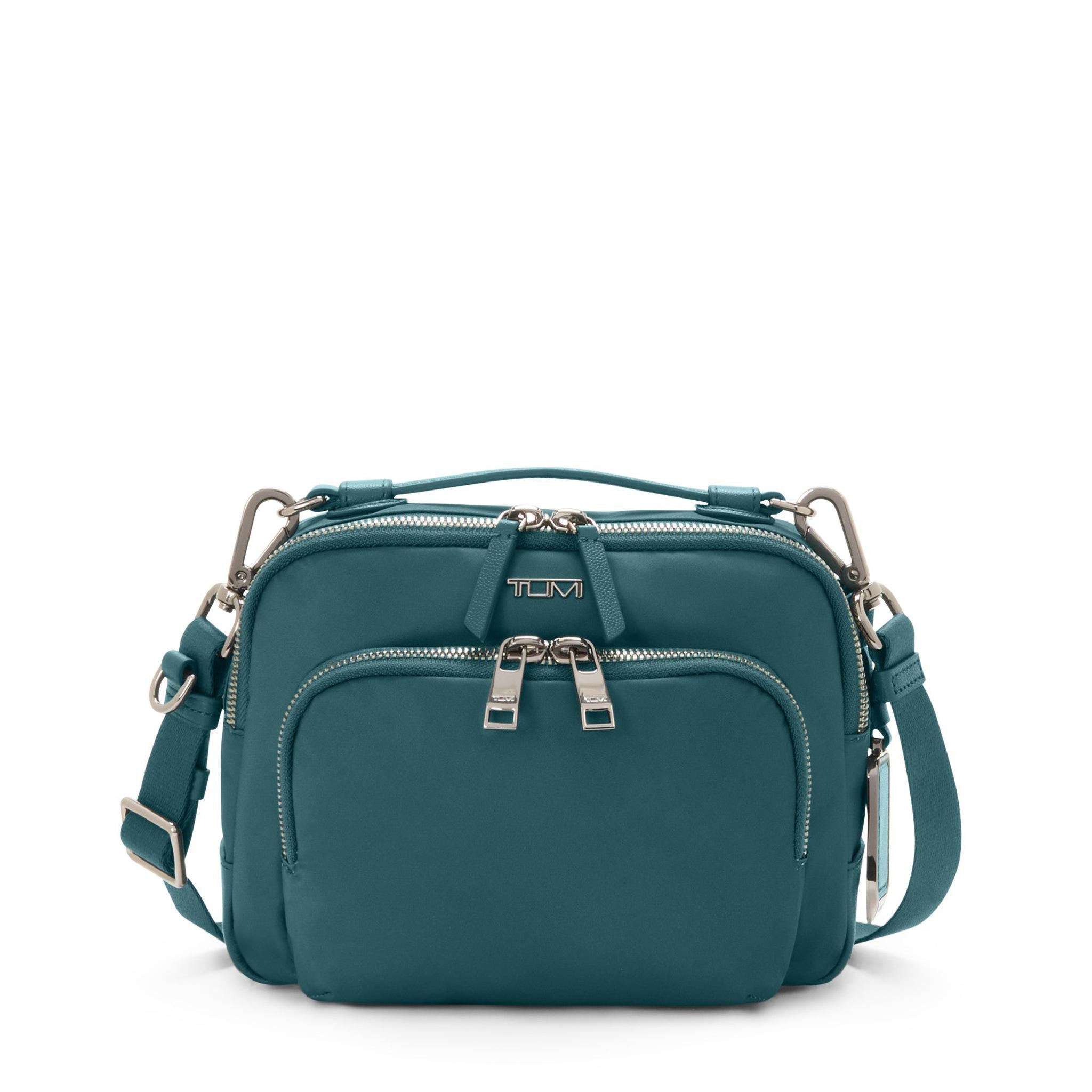 TUMI Voyageur Teghan Crossbody Bag for Women - Stylish & Durable Leather Shoulder Purse - Perfect for Travel, Work & Everyday Use