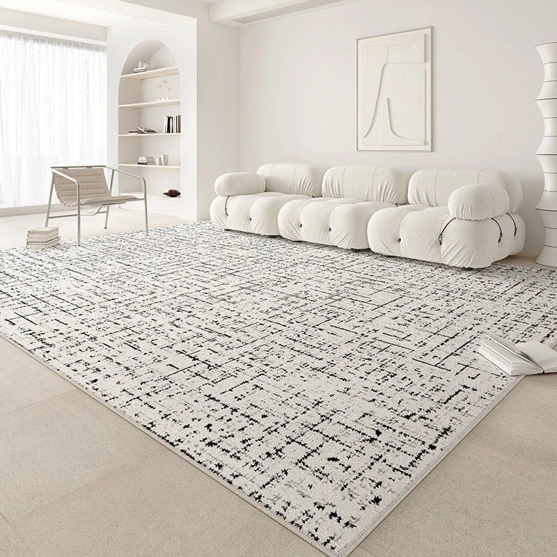 Raina Minimalist Spillproof Pet Friendly Rug - Waterproof & Stain Resistant Washable Area Rug for Living Room, Bedroom, Kitchen - Perfect for Homes with Dogs & Cats