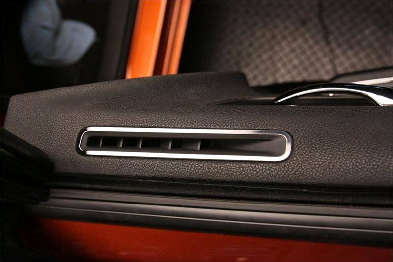Polished A/C Door Vent Trim for 2011-2014 Dodge Charger R/T | Chrome Interior Upgrade | Perfect for Car Customization & Showroom Display