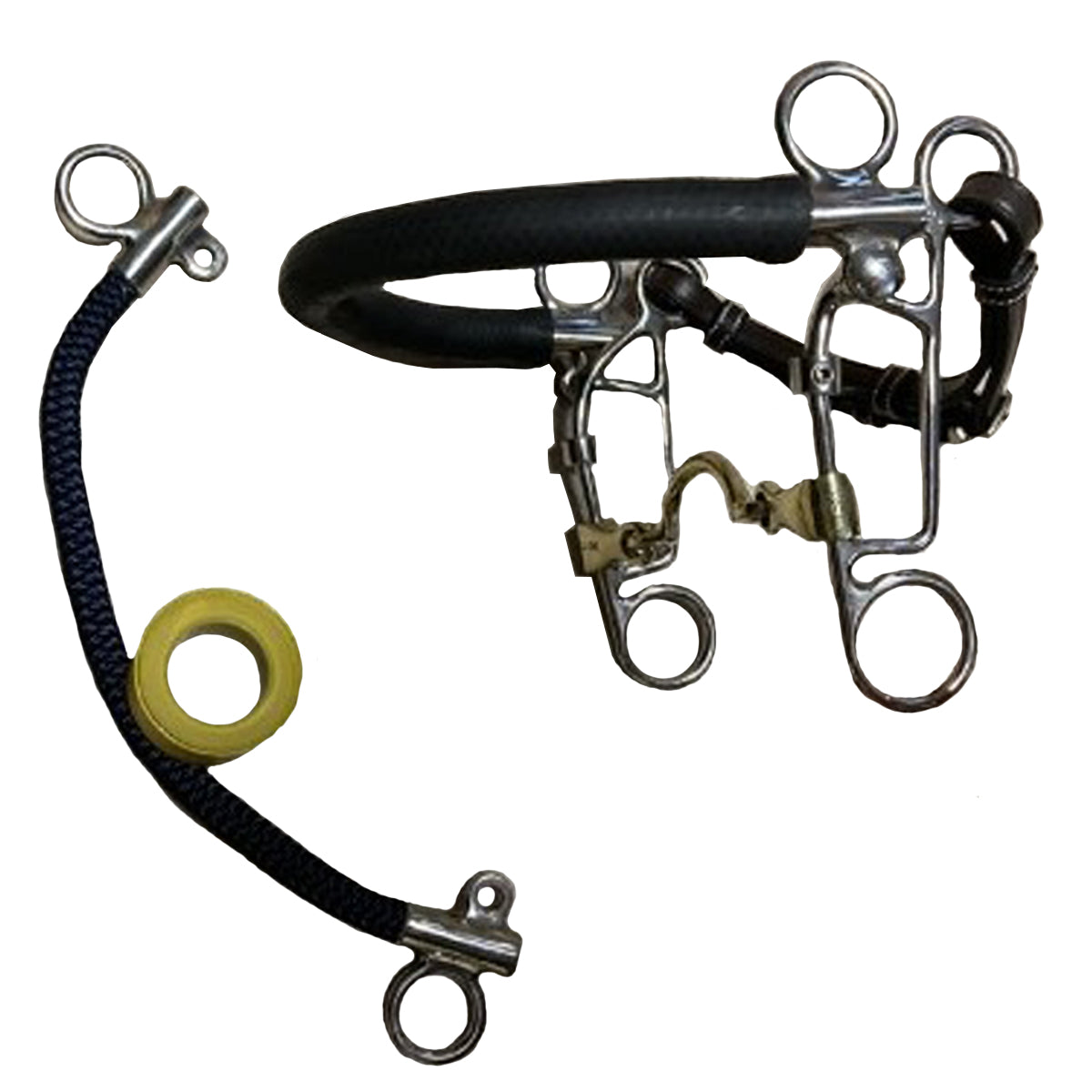 Jump'in High Port French Mouth Combination Bit - Comfortable Horse Bit for Training & Dressage - Perfect for English & Western Riding Styles