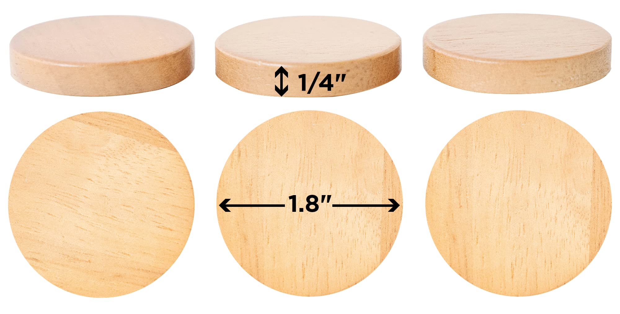 Montessori Wooden Coins Set - Chunky Replacement Tokens for Coin Box - Counting & Object Permanence Learning Toys for 1 Year Olds - Perfect for Early Childhood Development & Montessori Classroom Activities