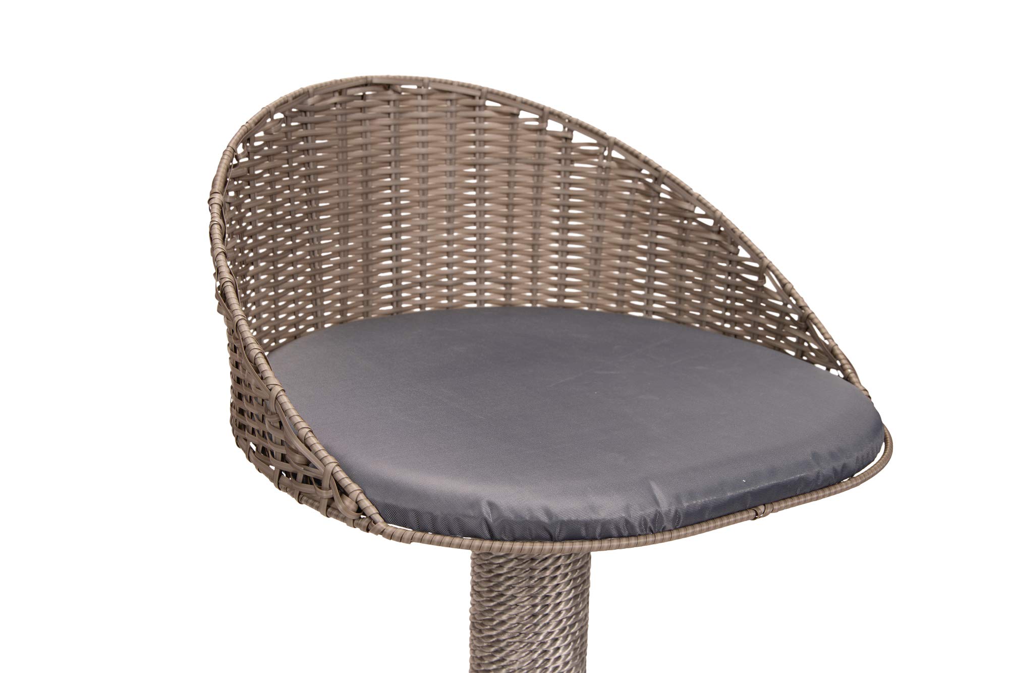 Lilly 522669 Premium Grey Outdoor Cat Scratching Post - Durable Scratching Pad for Cats, Perfect for Backyard, Patio & Garden Use