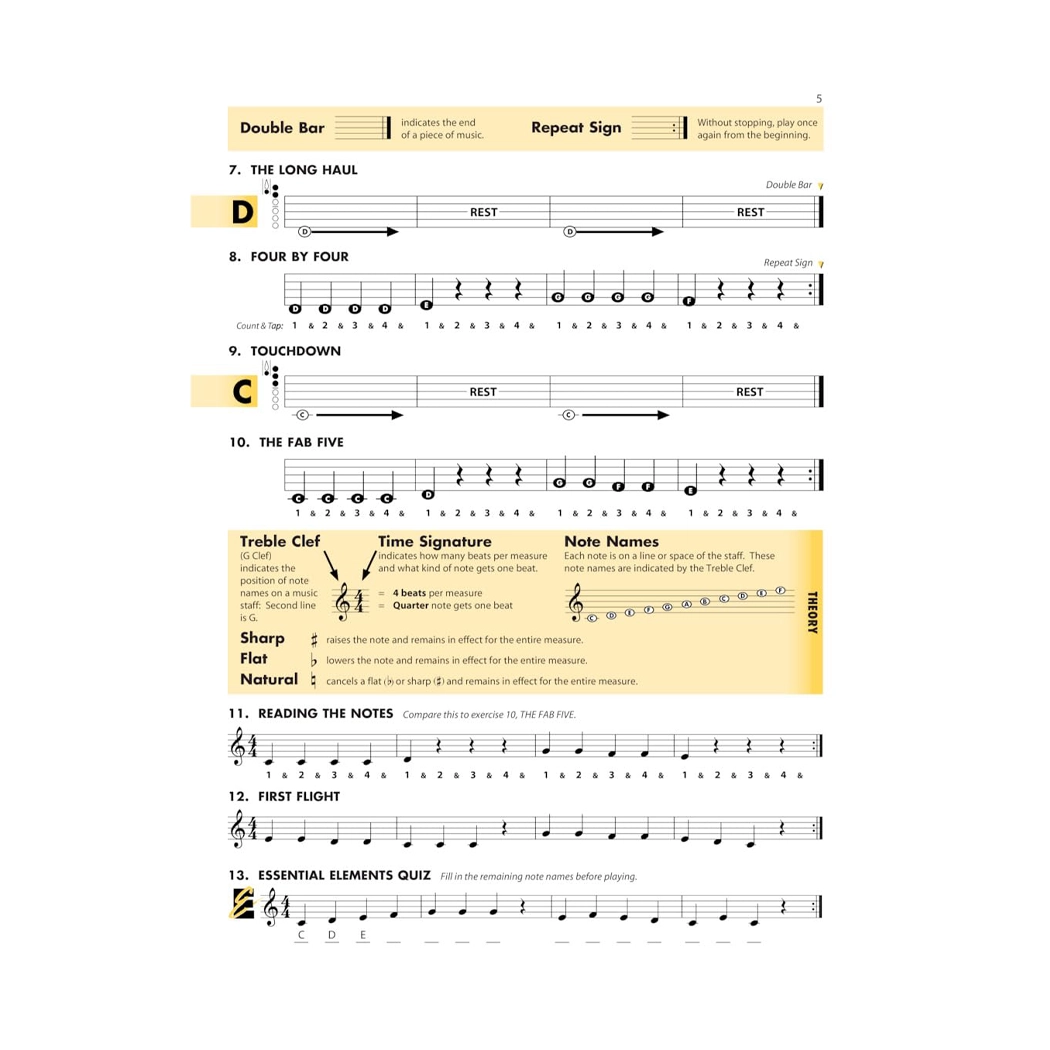 Essential Elements for Band Bb Bass Clarinet Book 1 with EEi - Comprehensive Method Book for Beginners & Students - Perfect for School Band, Private Lessons & Home Practice