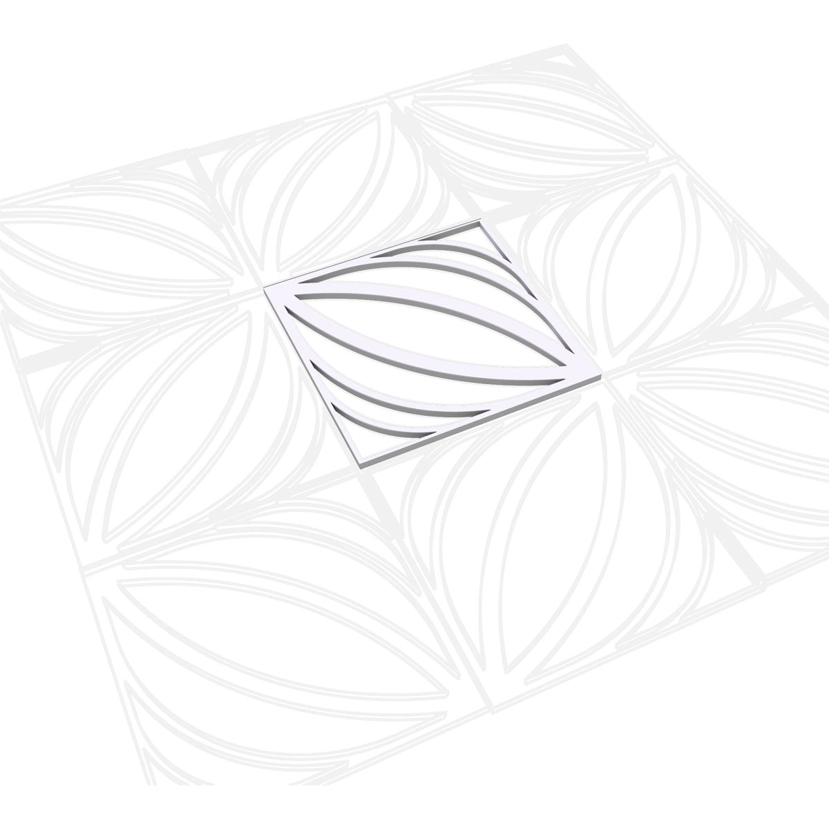 Otis Decorative Fretwork Wall Panels - Laser Cut Wooden Room Dividers & Decorative Screens for Home, Office, and Event Decor