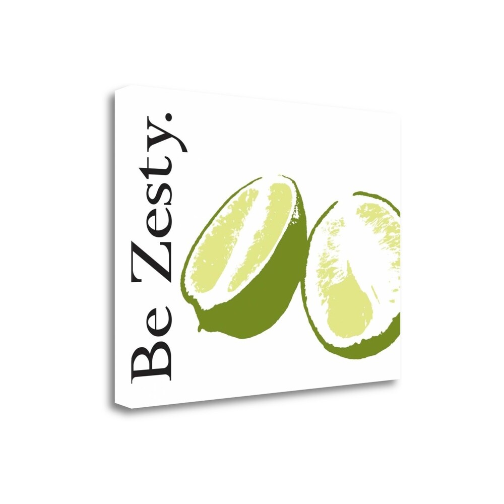 Be Zesty By Tenisha Proctor - Premium Fine Art Giclee Print on Gallery Wrapped Canvas - Ready to Hang Wall Art - Perfect for Living Room, Bedroom & Office Decor