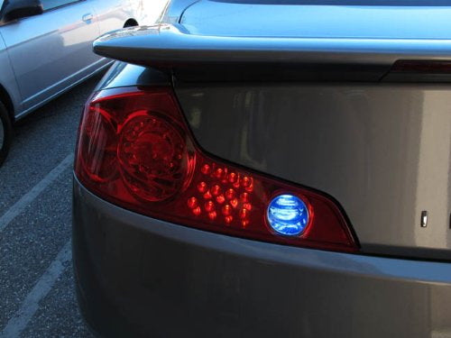 2 Pack Blue 8 SMD T10 LED Bulbs for Car Backup Reverse Lights - 912 920 921 Wedge Compatible - Bright & Energy Efficient - Perfect for Nighttime Parking and Enhanced Visibility