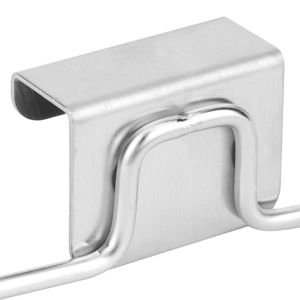 EBTOOLS Stainless Steel Trash Bag Holder - Hanging Garbage Bag Organizer for Kitchen Cabinets & Cupboards - Perfect for Small Spaces & Under Sink Storage