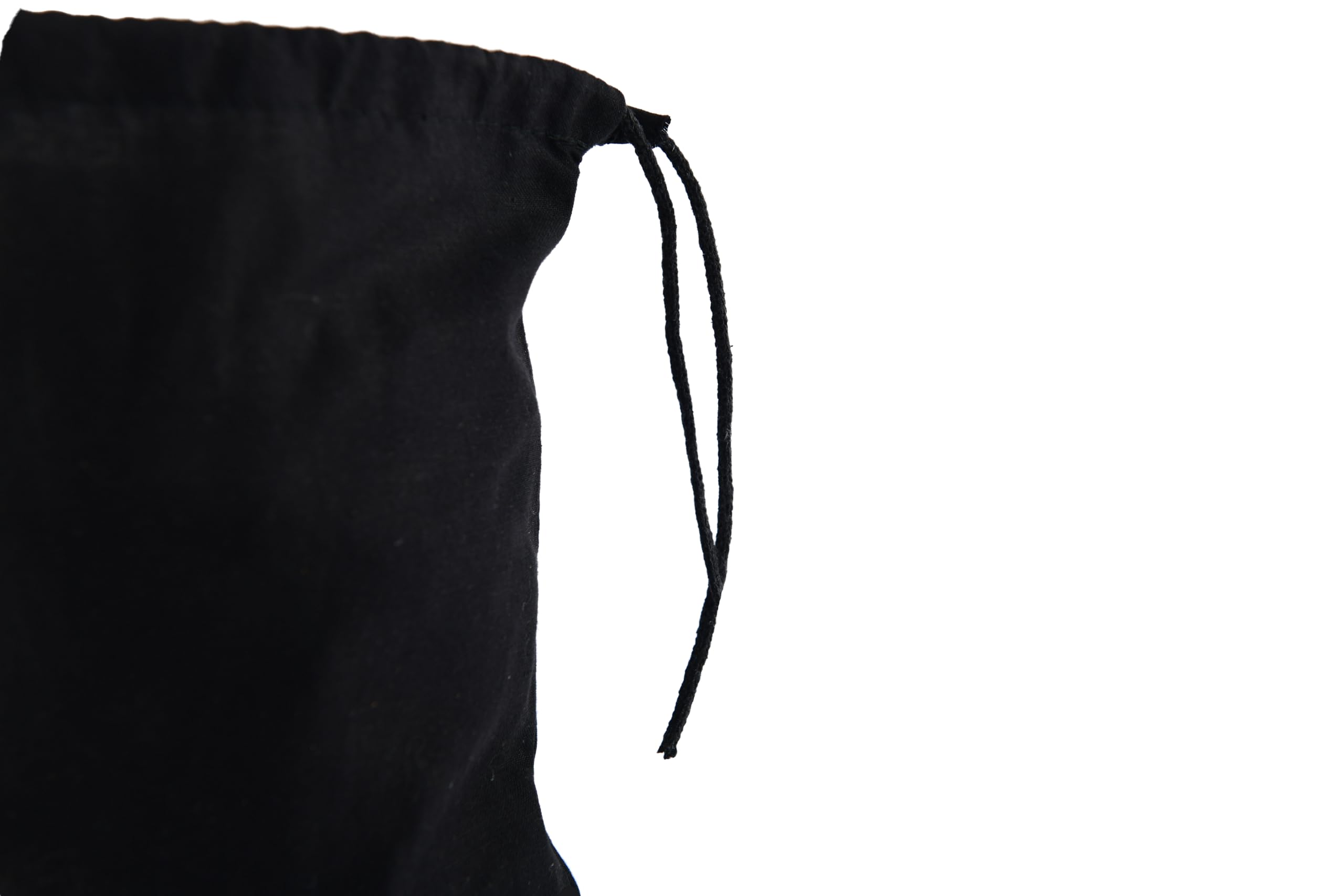 4x6 Inches Eco-Friendly Cotton Muslin Drawstring Bags - Reusable, Biodegradable Produce Bags for Fruits, Vegetables & Bulk Shopping (Black, Pack of 25) - Perfect for Farmers Markets, Grocery Stores & Zero Waste Lifestyle