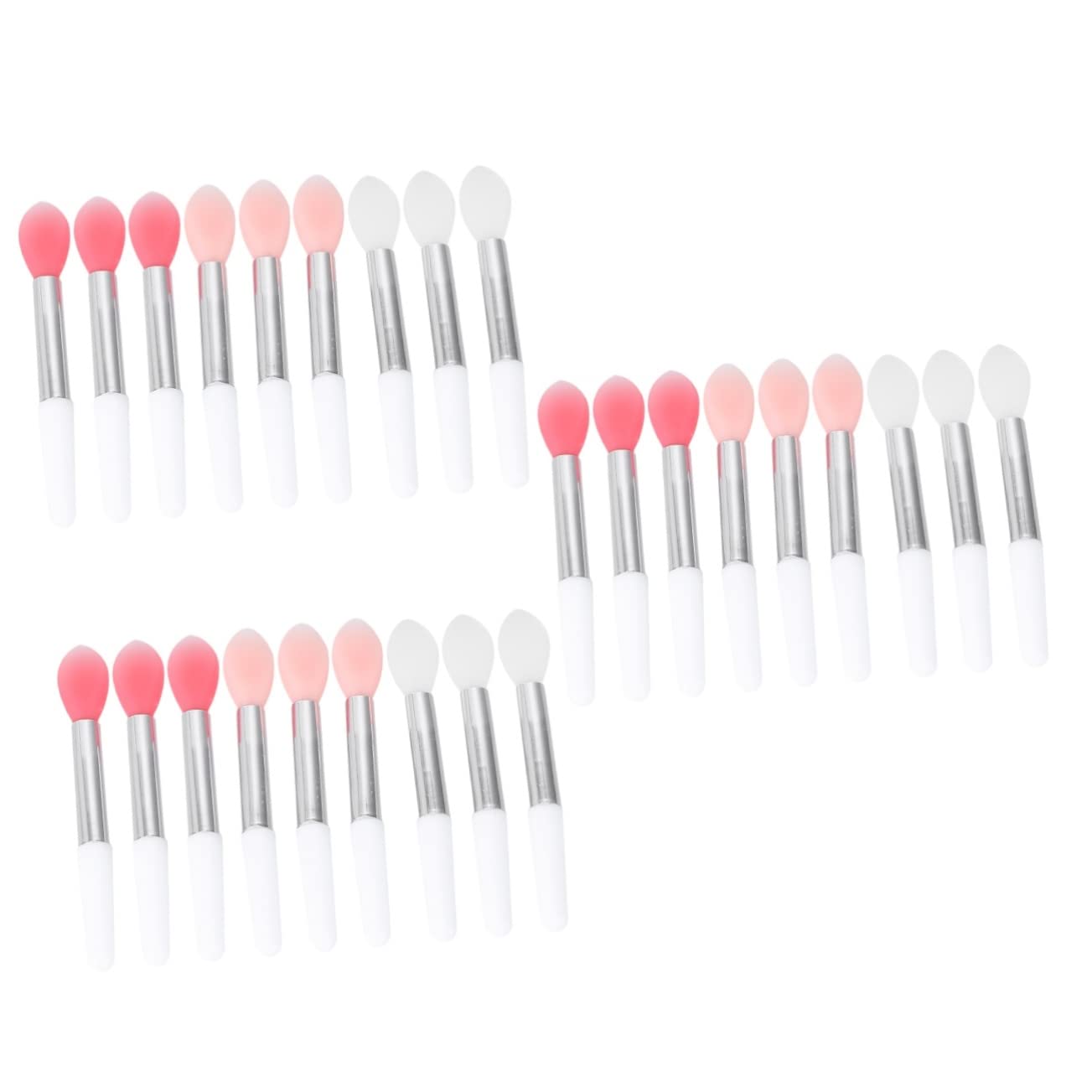 Minkissy 27 Pcs Silicone Lip Brush Set for Lip Care & Makeup