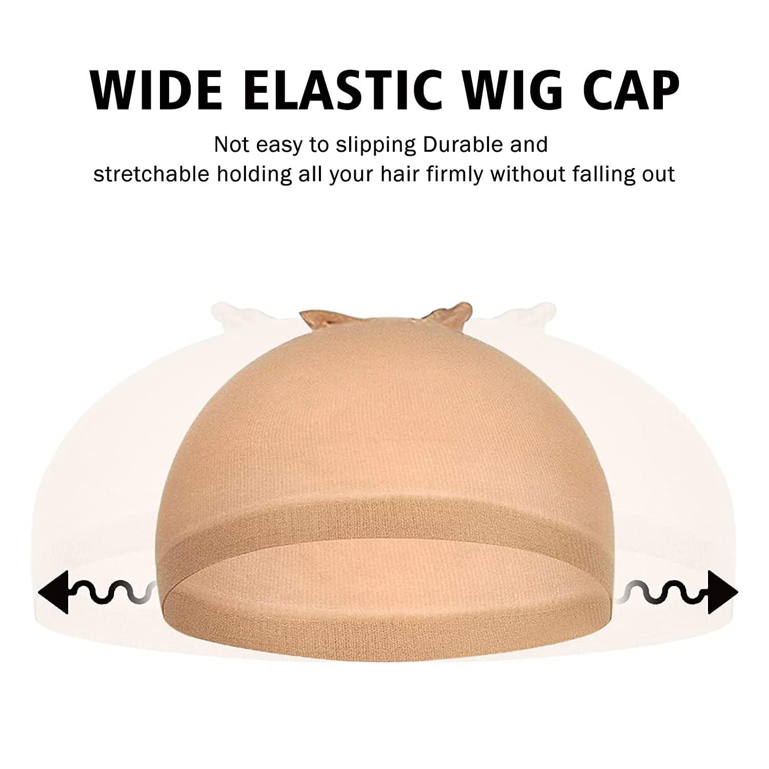 29PCS Wig Accessory Essentials Kit - Lace Front Wig Glue & Remover, Wig Caps, Elastic Band, Hair Wax Stick, Edge Control, Edge Brush, Hair Shear, Dermaplaning Razor & Edge Scarf for Professional Styling & Everyday Wear