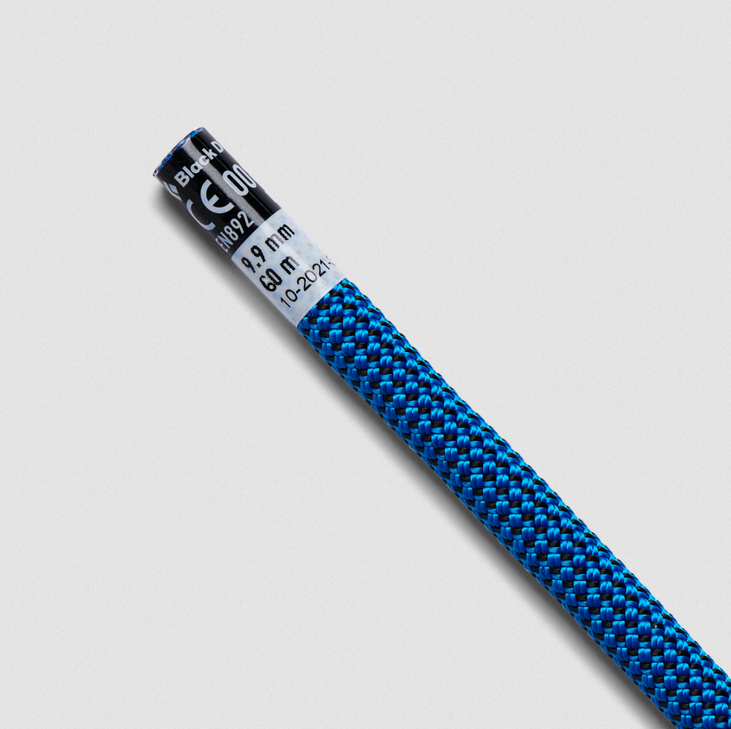 Black Diamond 9.9mm Climbing Rope - Ultra Lightweight & Durable for Rock Climbing, Mountaineering & Outdoor Adventures
