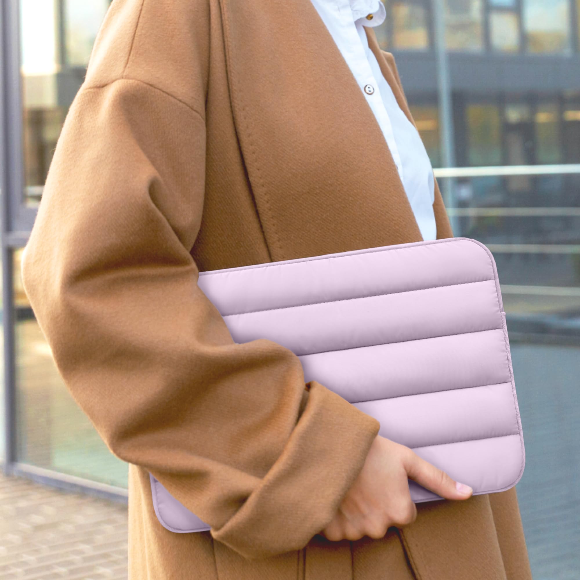 VANDEL Original Puffy Laptop Sleeve Case for 13-14 Inch Laptops - Protective Computer Bag Cover Compatible with MacBook Air/Pro 13/14, iPad Pro 12.9, HP, Dell, ASUS - Perfect for Work, School & Travel