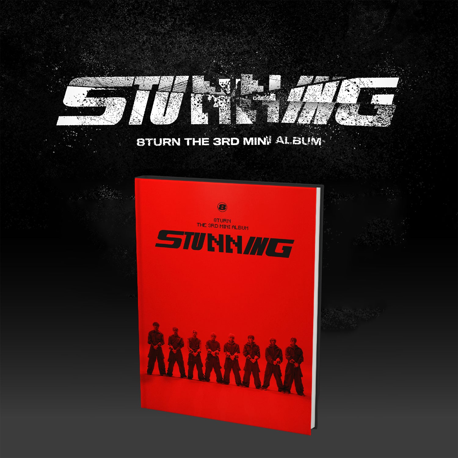 8TURN 3RD MINI ALBUM 'STUNNING' - K-Pop Music Album for Fans, Collectors & Gift Giving | Perfect for Concerts, Parties & K-Pop Collections