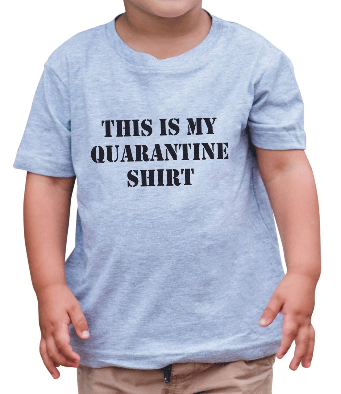 7 ate 9 Apparel Kids 'This is My Quarantine Shirt' Outfit - Comfortable & Fun Quarantine Clothing for Boys & Girls - Perfect for Home, Online School & Virtual Playdates