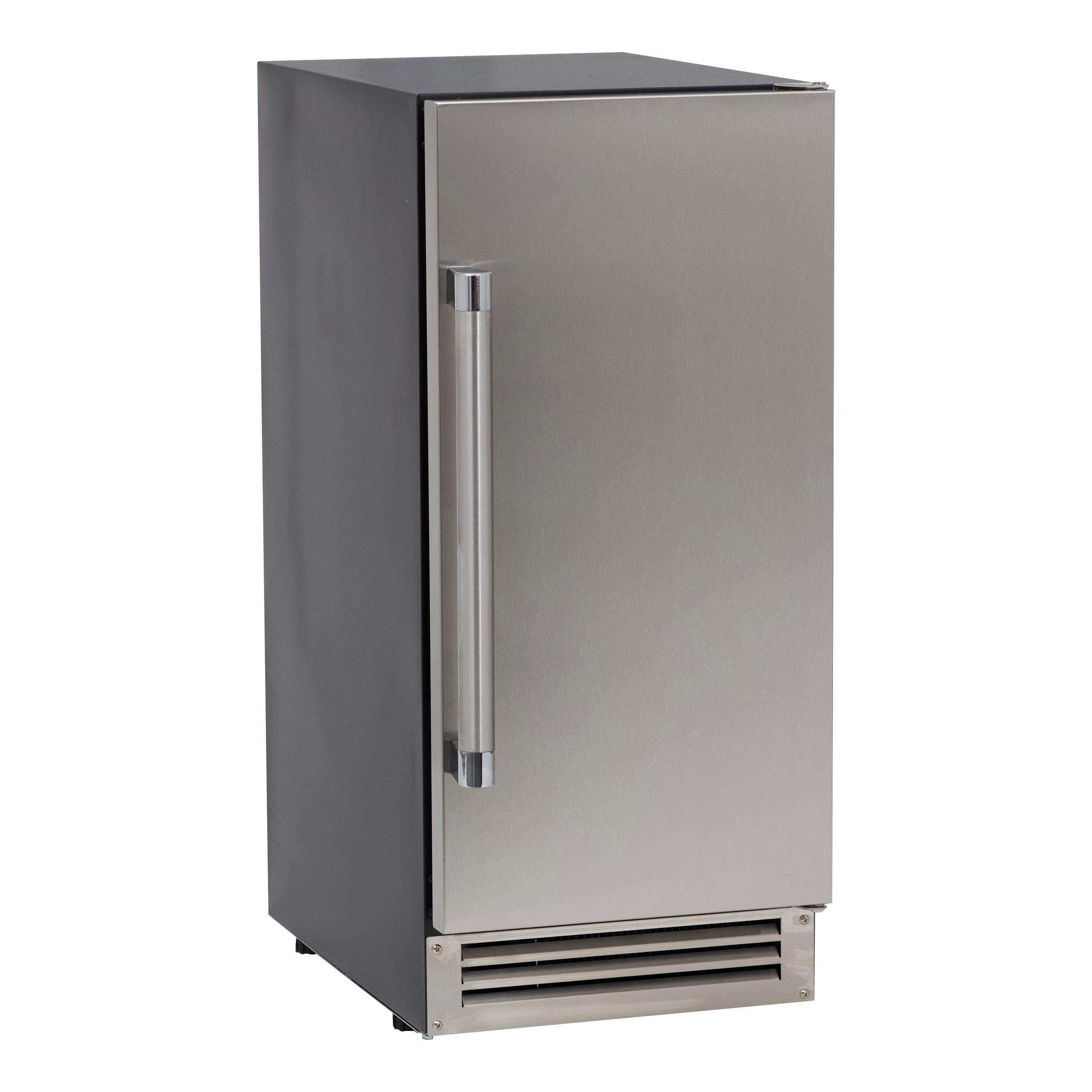 Avanti Elite IME49U3SIS Built-In or Freestanding Ice Maker - 15 Inch Stainless Steel, 49 lbs Daily Production - Perfect for Restaurants, Bars, and Home Kitchens