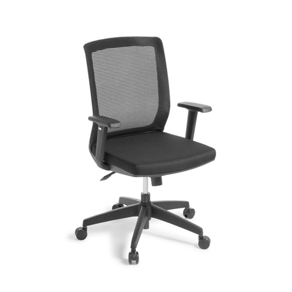 Ergonomic Mesh Office Chair with Lumbar Support - Adjustable Height Swivel Task Chair for Conference Room, Home Office & Workspace - Breathable Comfort for Long Hours Sitting