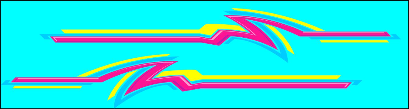 Vintage Stripes #5 Water Slide Decals for Model Cars, Motorcycles & DIY Crafts - Perfect for Customizing Vehicles, RC Models, and Home Decor Projects