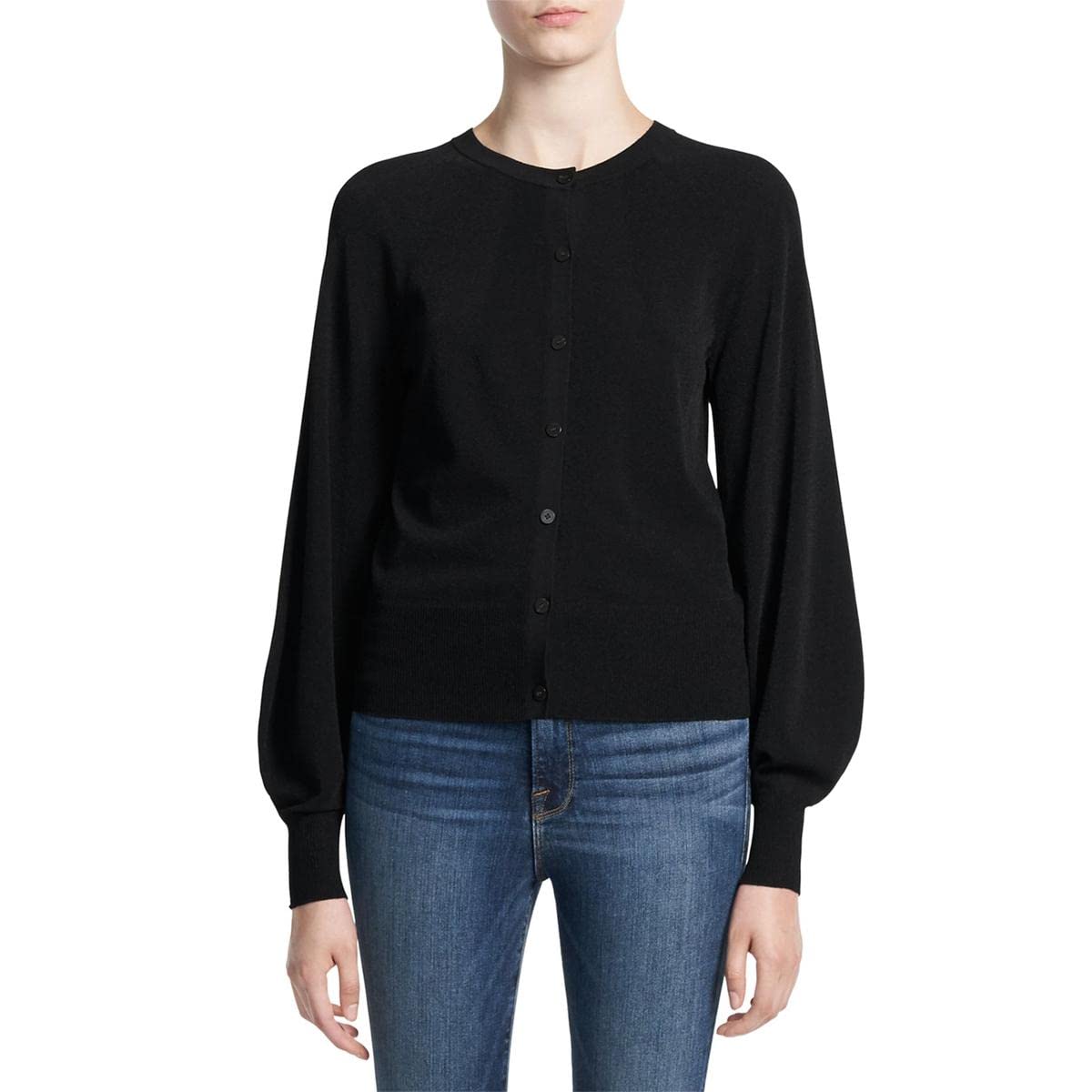 Theory Women's Seamless Cardigan Sweater - Soft Lightweight Knit Open Front Wrap for Office, Lounge & Layering