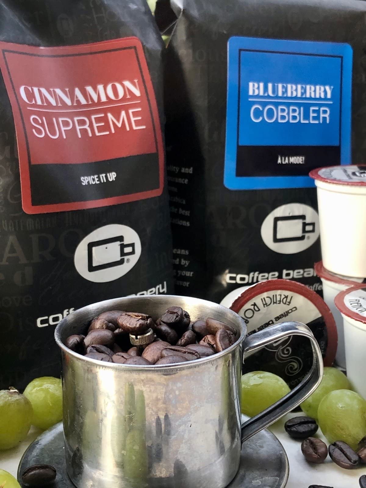 Premium Decaf Cinnamon Spice Flavored Coffee - 100% Arabica Medium Roast, 12oz Bag | Perfect for Morning Brew, Afternoon Pick-Me-Up & Cozy Evenings