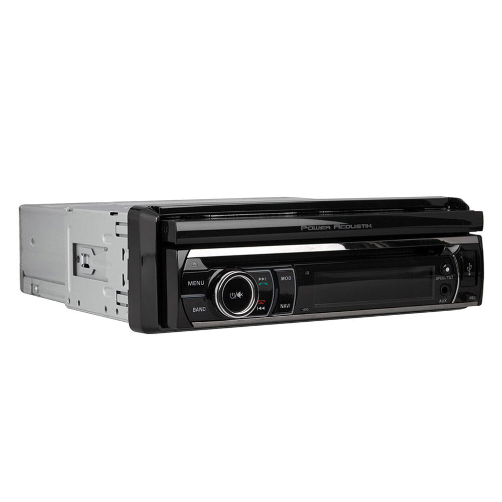 Power Acoustik PD721B Single DIN Bluetooth Car Stereo Receiver with Hands-Free Calling & MP3 Playback - Perfect for Commuting, Road Trips & Daily Driving