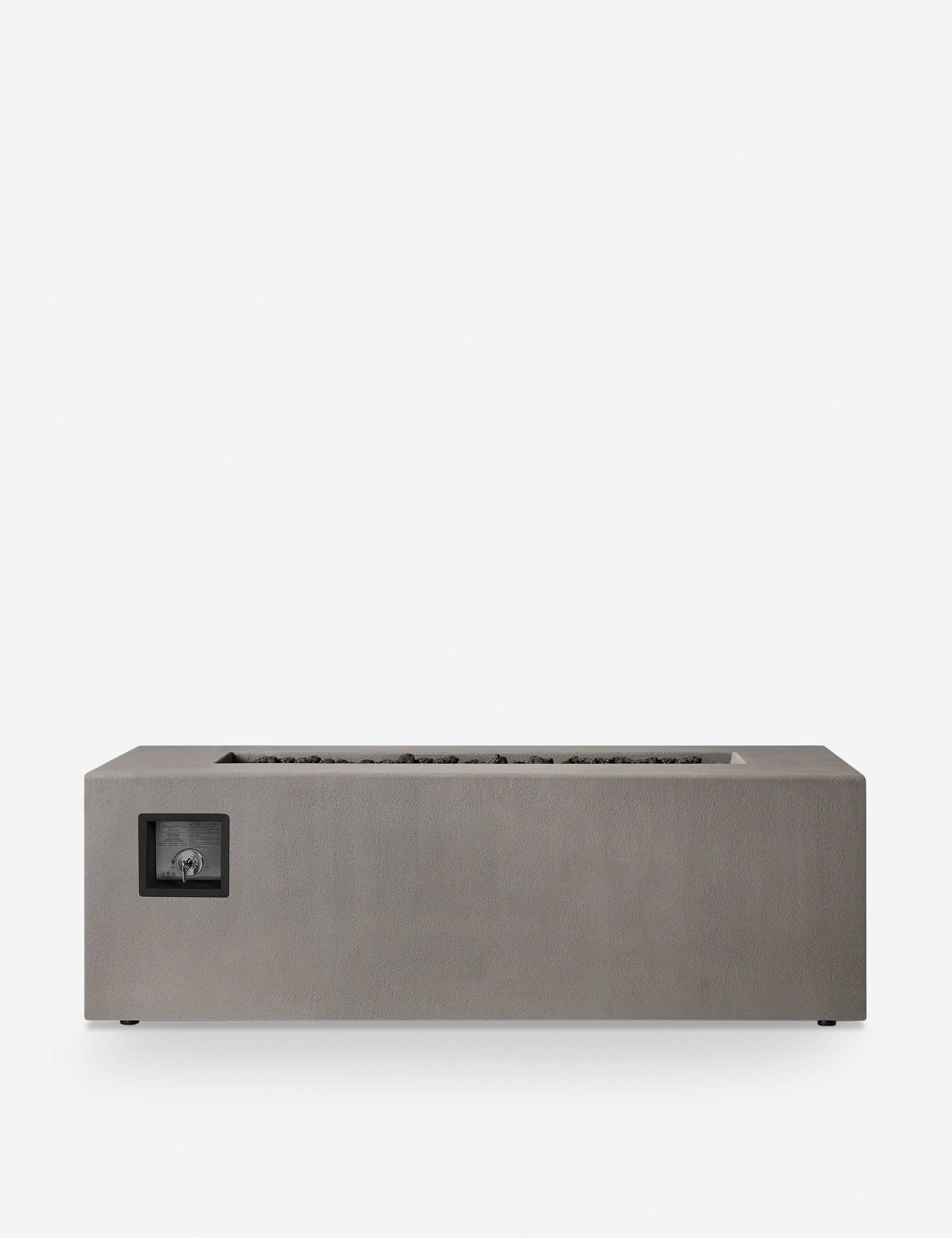 Auberon Outdoor Fire Table - Modern Patio Fire Pit for Backyard, Garden, and Deck - Perfect for Camping, BBQ, and Relaxing Evenings