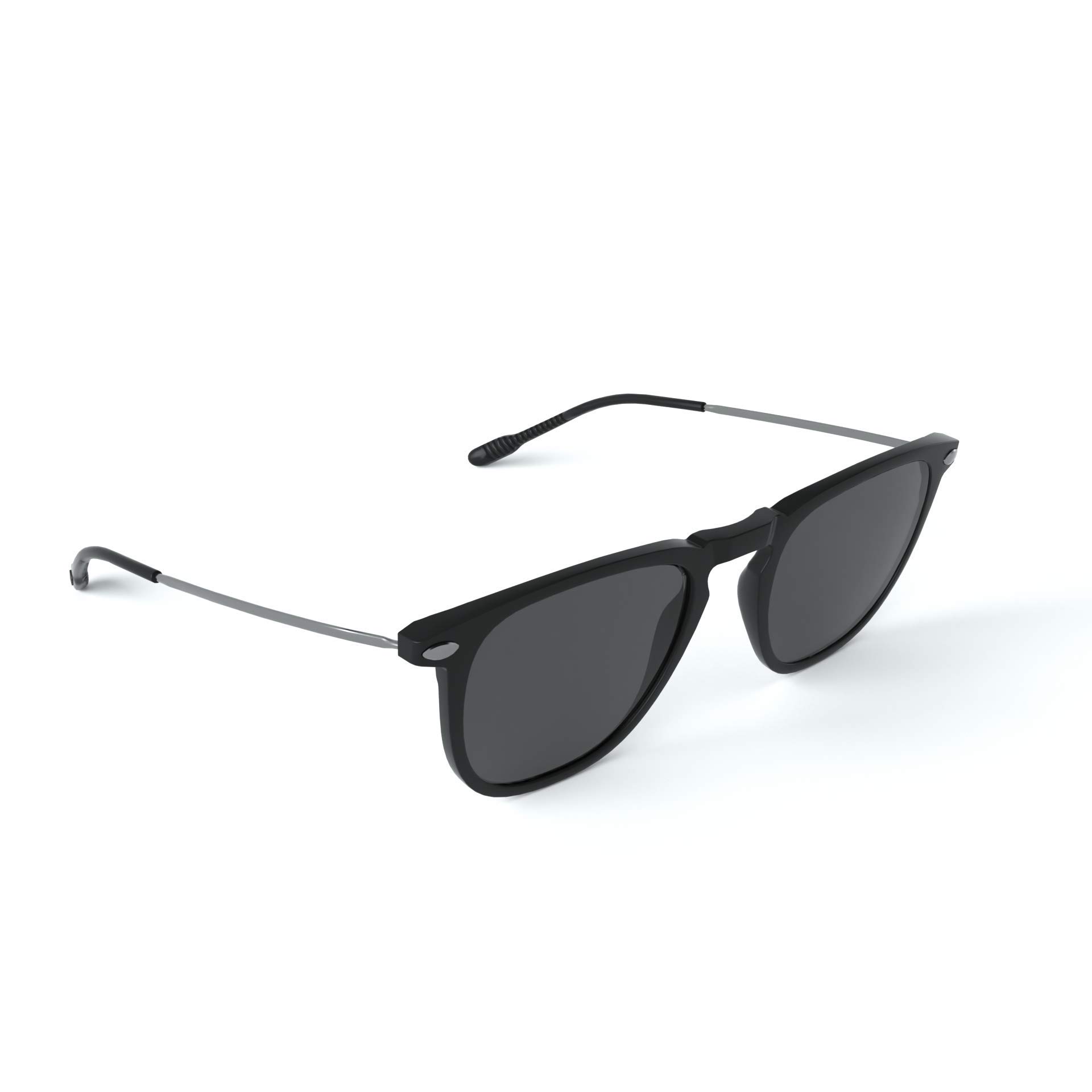 NOOZ Optics Unisex Reading Sunglasses - Slim Lightweight Magnifying Sun Glasses with Case | DINO Square Frame | Perfect for Outdoor Reading, Driving & Travel