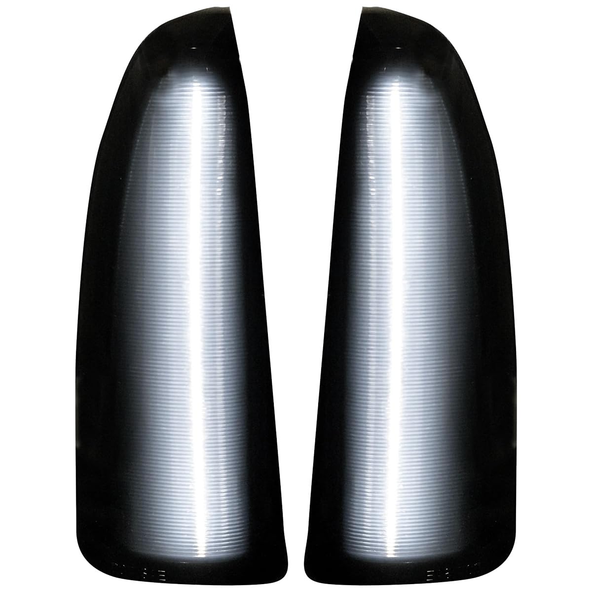 RECON 03-07 Ford Super Duty & Excursion LED Side Mirror Lights - Ultra Bright White Running Lights with Amber Turn Signals, Smoked Lens (Perfect for Night Driving & Off-Road Adventures)