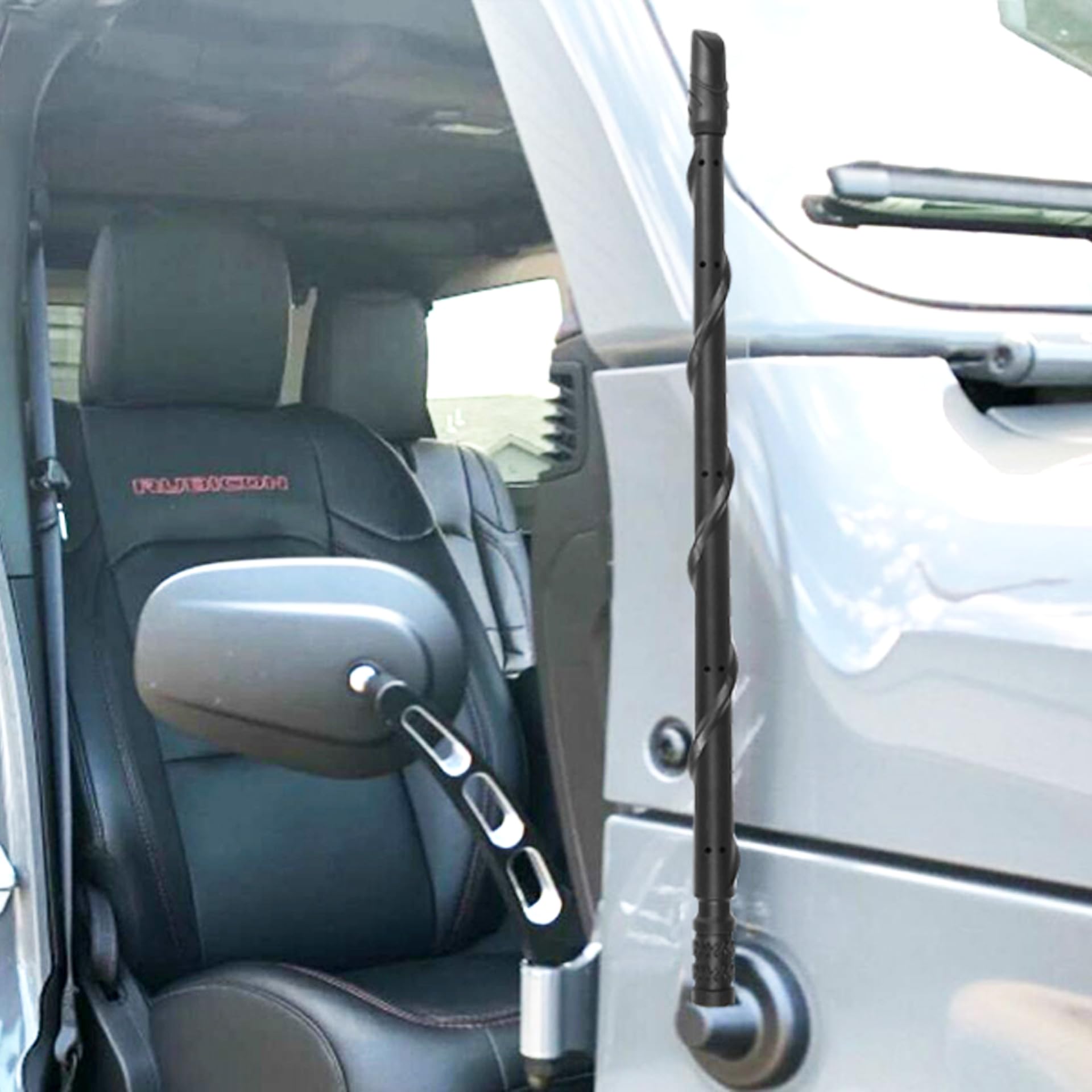 BASIKER 13 Inch Replacement Antenna Compatible with Jeep Wrangler JK JL JT & Gladiator Rubicon Sahara (2007-2025) - Enhanced Radio Reception Car Accessory for Off-Road Adventures and Daily Commutes