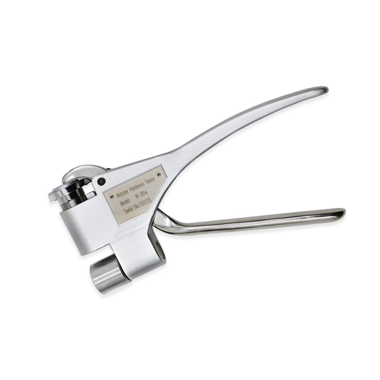 Webster Hardness Tester W-20A (25-110 HRE) for Aluminum Alloy Testing - Measures 0.6~13mm Thickness & 10mm+ Inner Diameter | Ideal for Quality Control in Metalworking, Automotive & Aerospace Industries