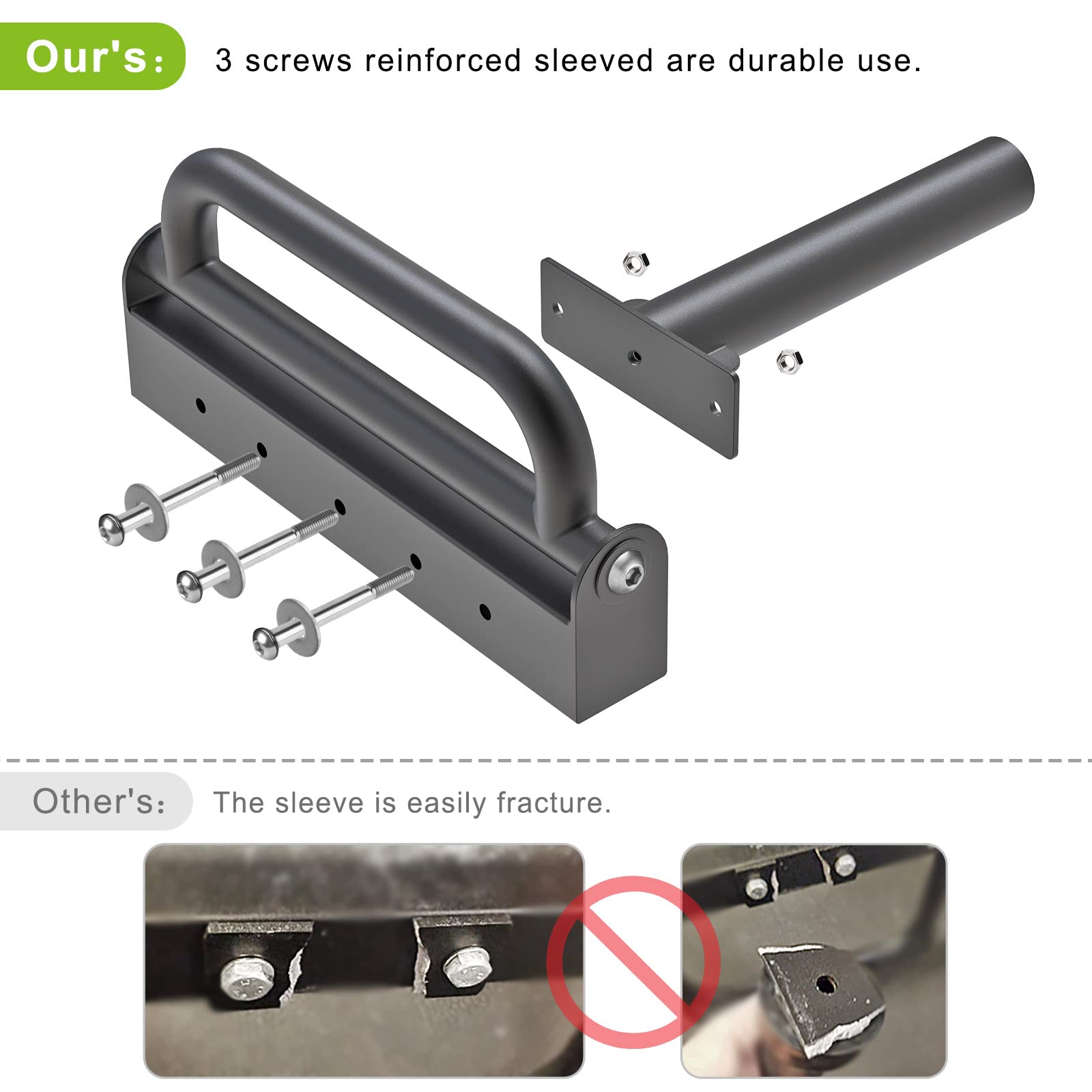 **Kipika Olympic Trap Bar - Hex Deadlift Bar with Folding Handles, Multi-Grip Swiss Bar for Strength Training - Fits 2