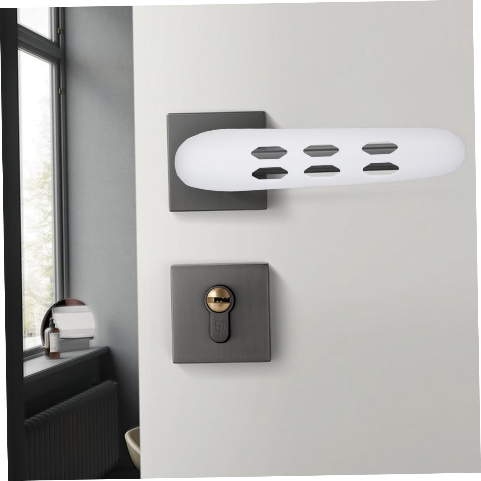 FOMIYES Baby Door Protector - Thick Safety Cover for Handles & Knobs - Childproofing for Cabinets & Doors