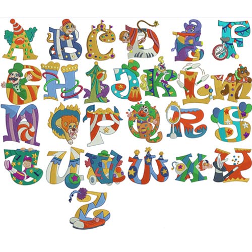 CIRCUS ALPHABET 1