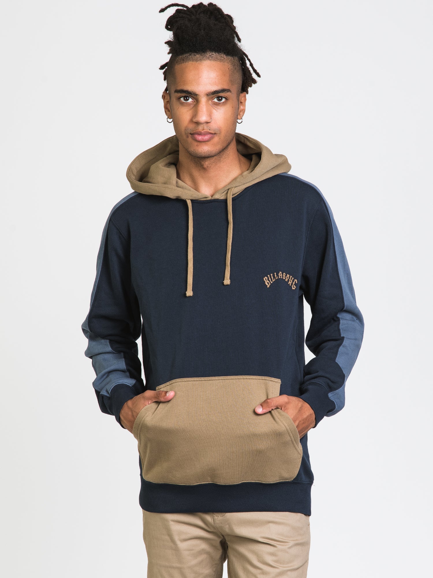 BILLABONG Wave Washed Black Pullover Hoodie for Men & Women | Soft & Comfortable Fleece Sweatshirt | Perfect for Surfing, Casual Wear & Outdoor Activities