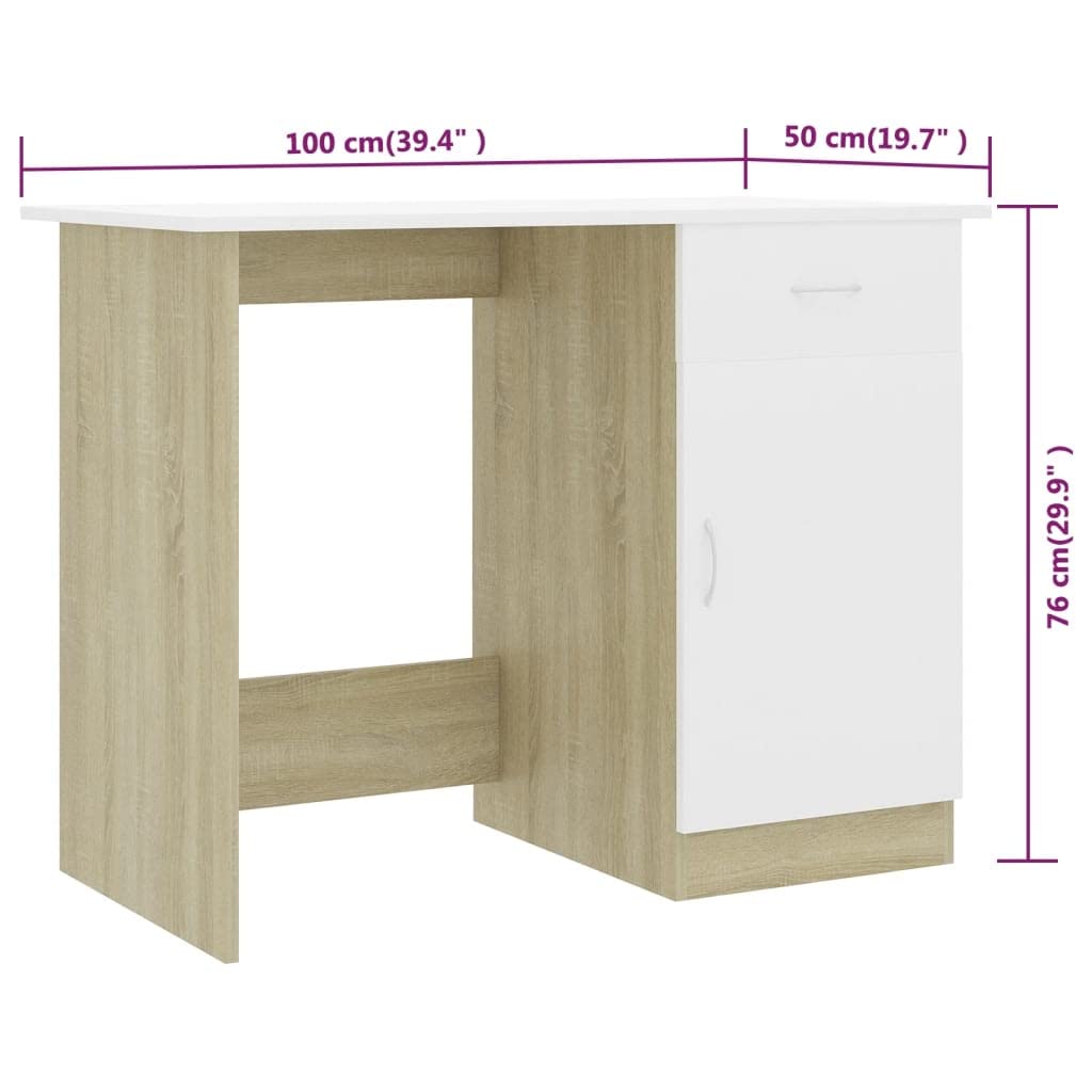 Modern Computer Desk for Home Office - 39.4