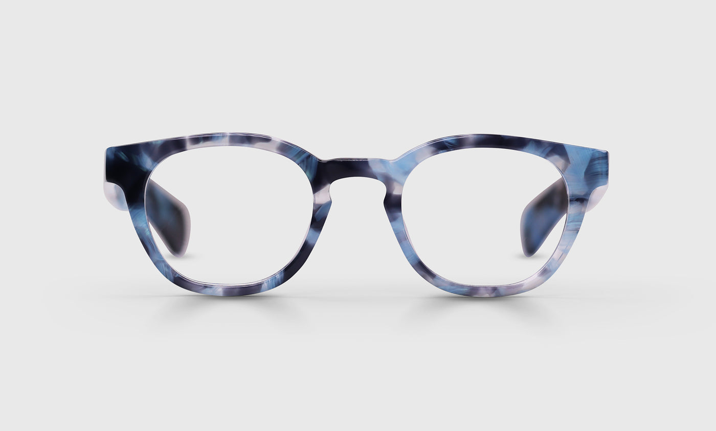 Total Wit Color 60 Iridescent Aqua Blue Glasses Frame - Lightweight & Stylish Eyewear for Men & Women | Perfect for Reading, Driving & Fashion Accessories