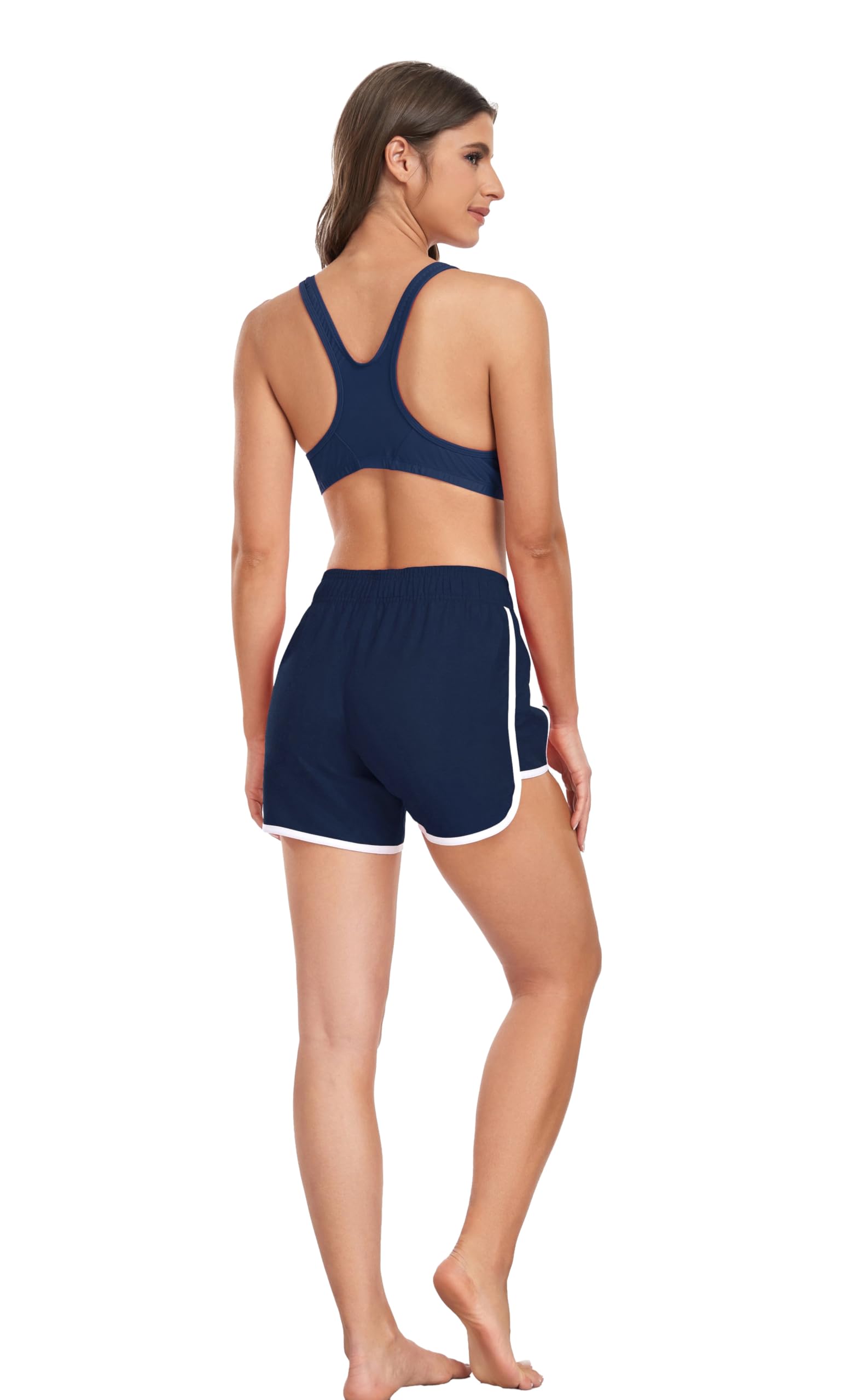 Adoretex Women's Quick-Dry Swim Board Shorts - UPF 50+ Sun Protection, Comfortable Beach & Pool Swimwear for Surfing, Yoga, and Water Sports