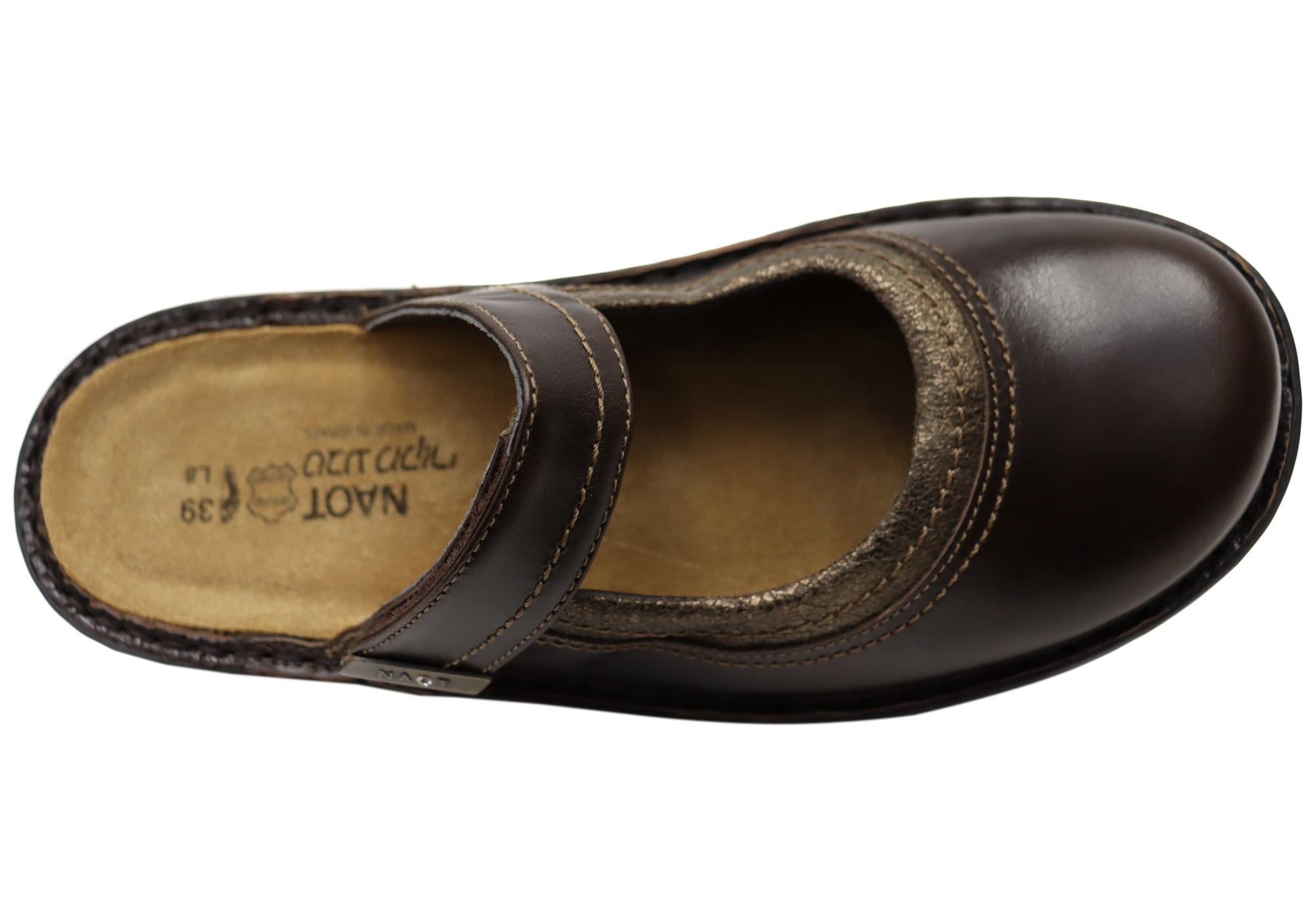 Naot Trio Women's Comfortable Wide Fit Orthotic Friendly Clogs Mules - Slip On Shoes for Nurses, Teachers & Healthcare Workers